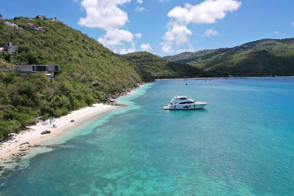 Sailfish Villa Luxury Beachfront Estate Magens Bay Cruz Bay Eksteriør billede