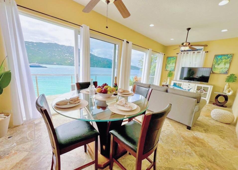 Sailfish Villa Luxury Beachfront Estate Magens Bay Cruz Bay Eksteriør billede