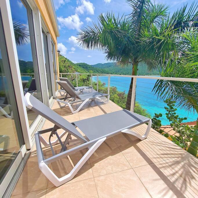 Sailfish Villa Luxury Beachfront Estate Magens Bay Cruz Bay Eksteriør billede