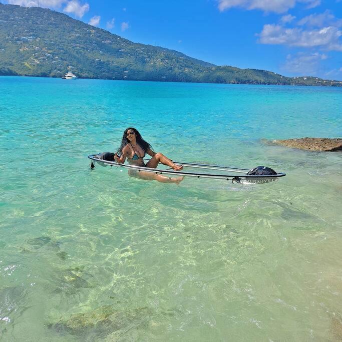 Sailfish Villa Luxury Beachfront Estate Magens Bay Cruz Bay Eksteriør billede