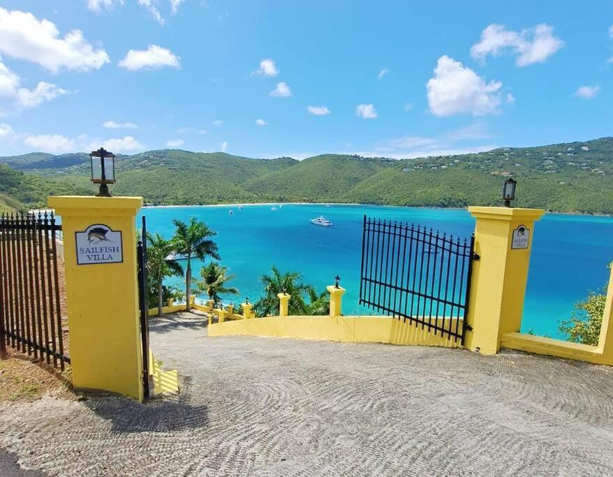 Sailfish Villa Luxury Beachfront Estate Magens Bay Cruz Bay Eksteriør billede